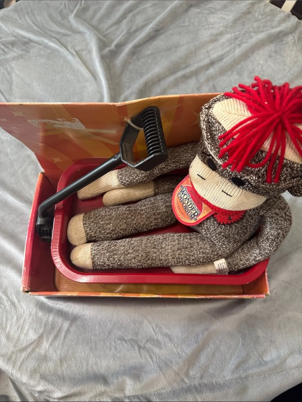 Mr. Magorium's‎ Wonder Emporium Sock Monkey Red Wagon Rare In Original Box Toys